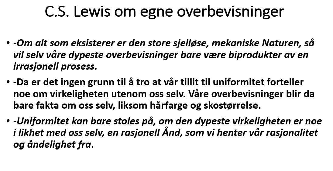 Lewis overbevisninger